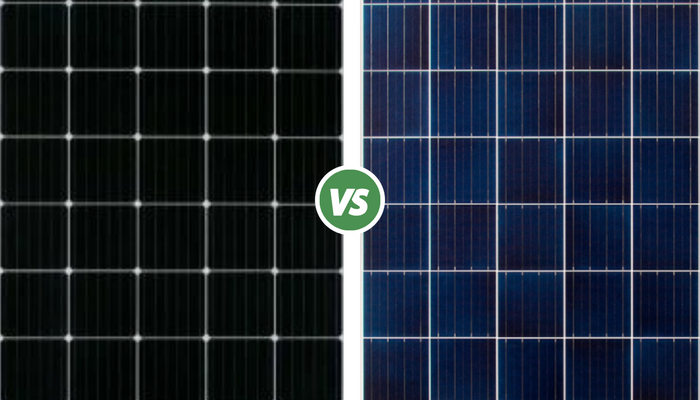 Comparison of monocrystalline vs. polycrystalline solar panels