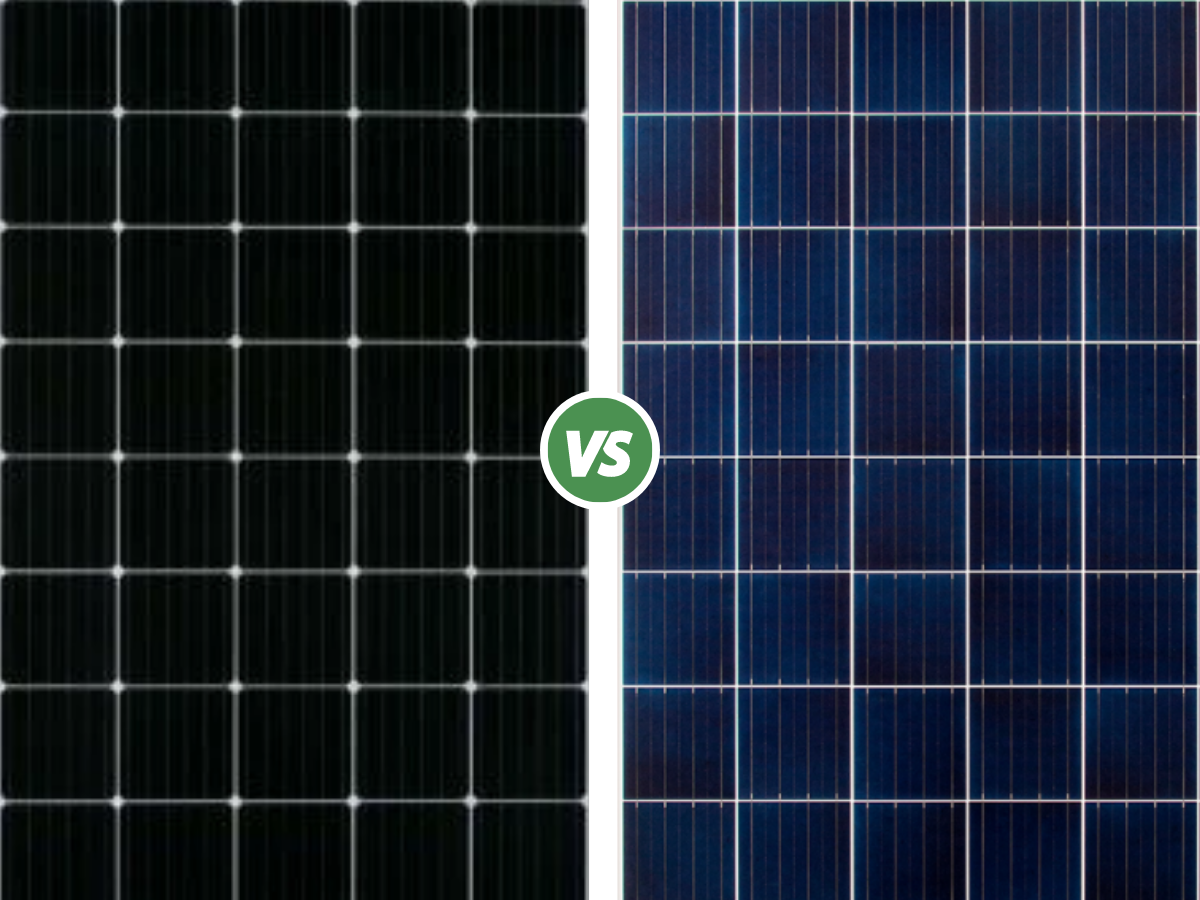 Comparison of monocrystalline vs. polycrystalline solar panels