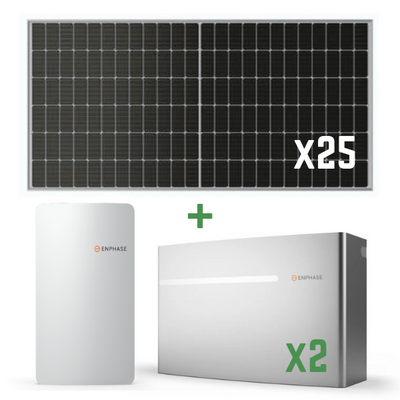 Best Solar Kit for a Larger Home - 10.0 kW Solar Kit with Enphase Microinverters and 20 kWh Encharge Lithium Battery