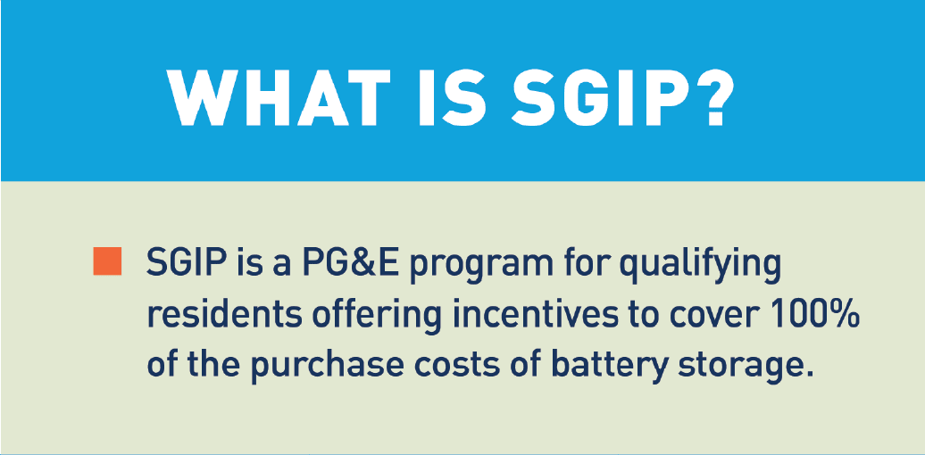Solar Battery Rebates for California PG&E Customers