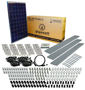6kW DIY Solar Install Kit with Phono Solar Panels and Microinverters