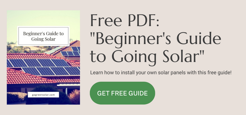 Download your copy of "Beginner's Guide to Going Solar"