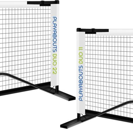 Photo of the PLAYABOUTS Duo – 2 Pickleball Nets in 1