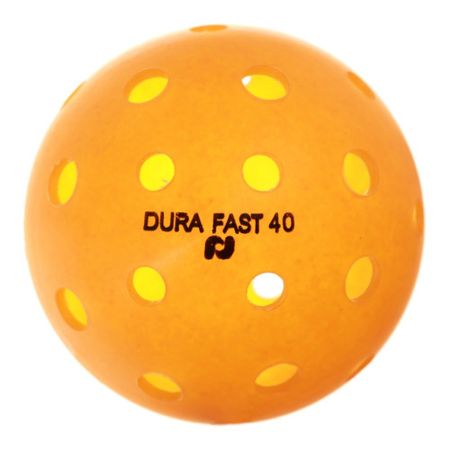 The ONIX Dura Fast 40 pickleball ball in orange color