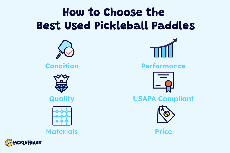 How To Choose The Best Used Pickleball Paddles
