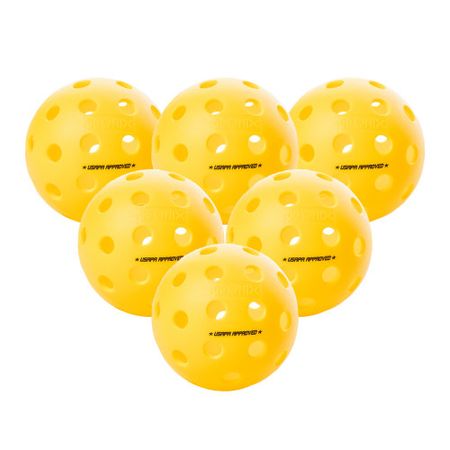 Image of three ONIX Fuse G2 pickleball balls