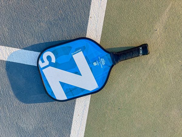 The ONIX Z5 Graphite on the pickleball courts after testing by Brandon Mackie.