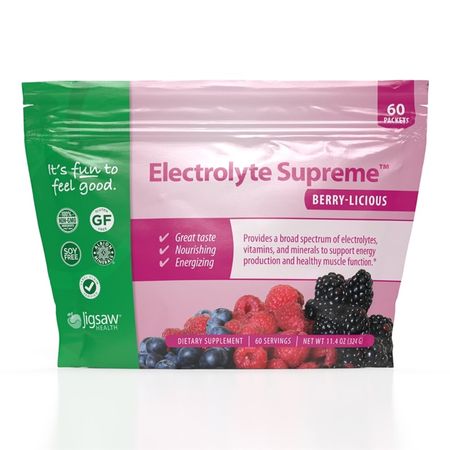 Photo of the berry-licious flavour Jigsaw Electrolyte Supreme