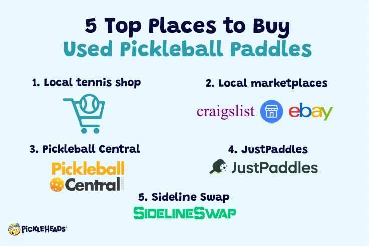 Top Places to Buy Used Pickleball Paddles