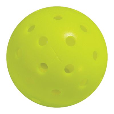 The Franklin X-40 Outdoor pickleball ball in neon yellow