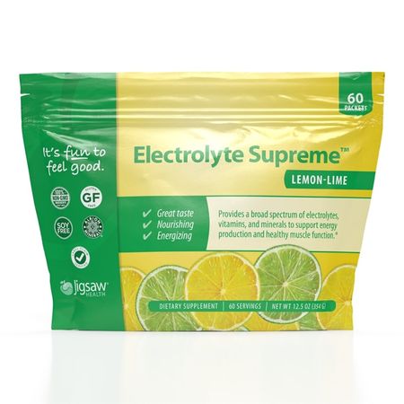 Photo of the lemon-lime flavour Jigsaw Electrolyte Supreme