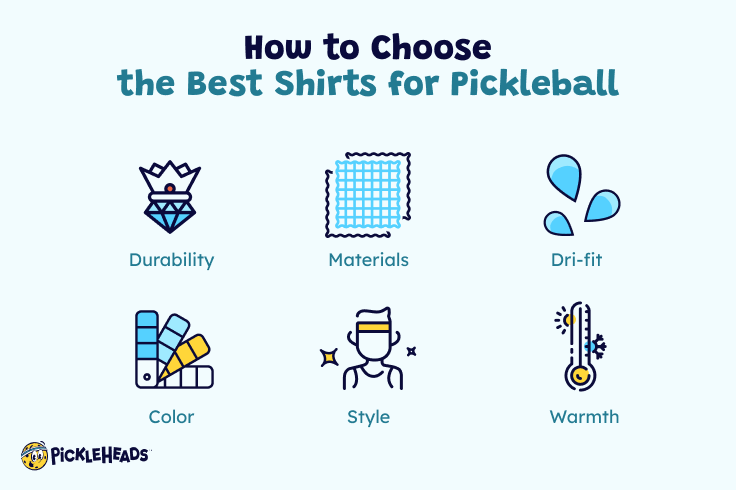 How to Pick the Best Shirts for Pickleball - Things to Consider