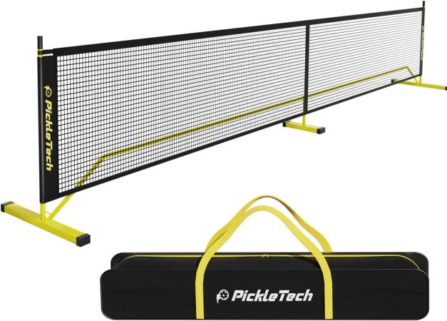 Photo of the PICKLETECH Portable Pickleball Net 3.0 with carry bag