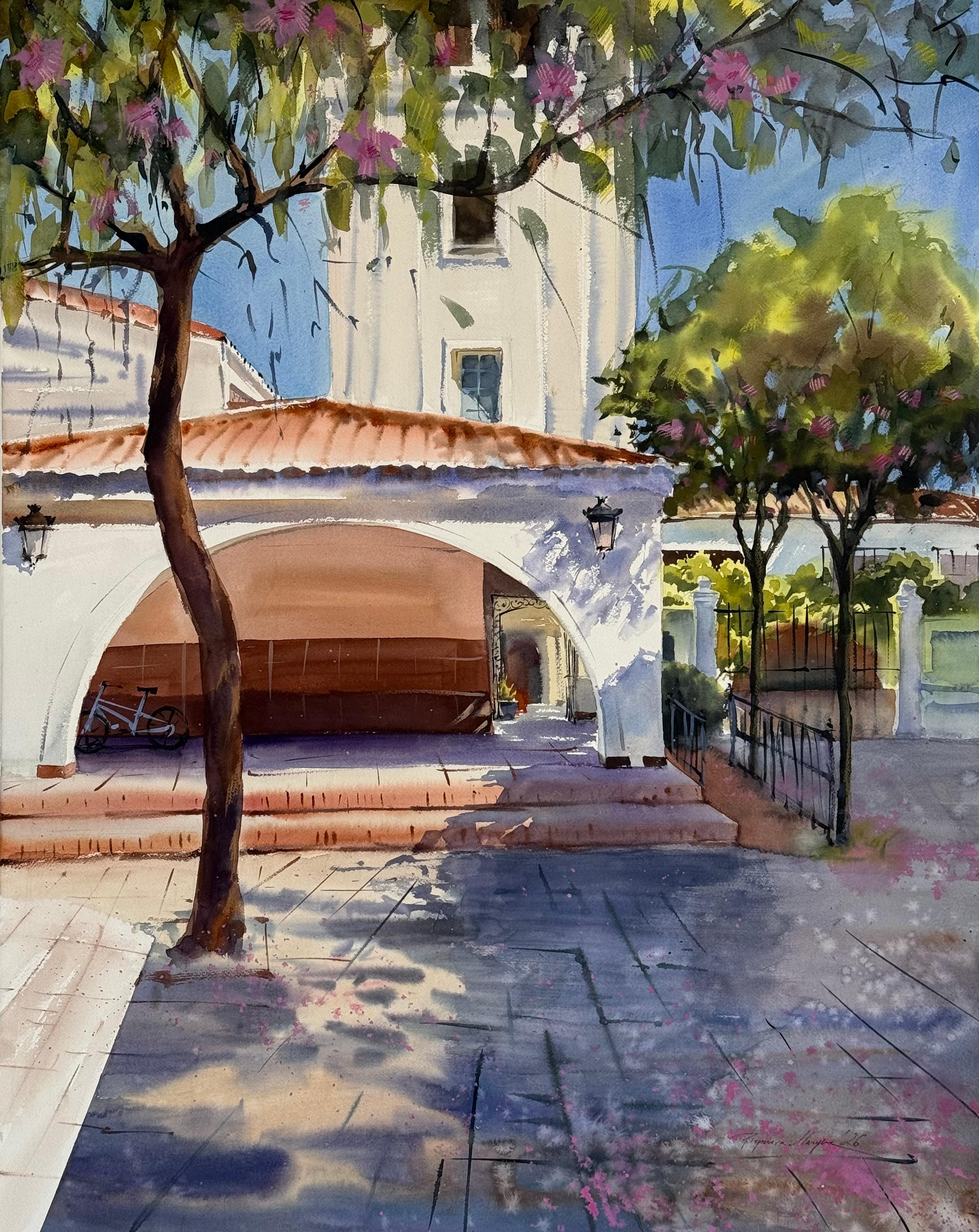 In the shade of orchids