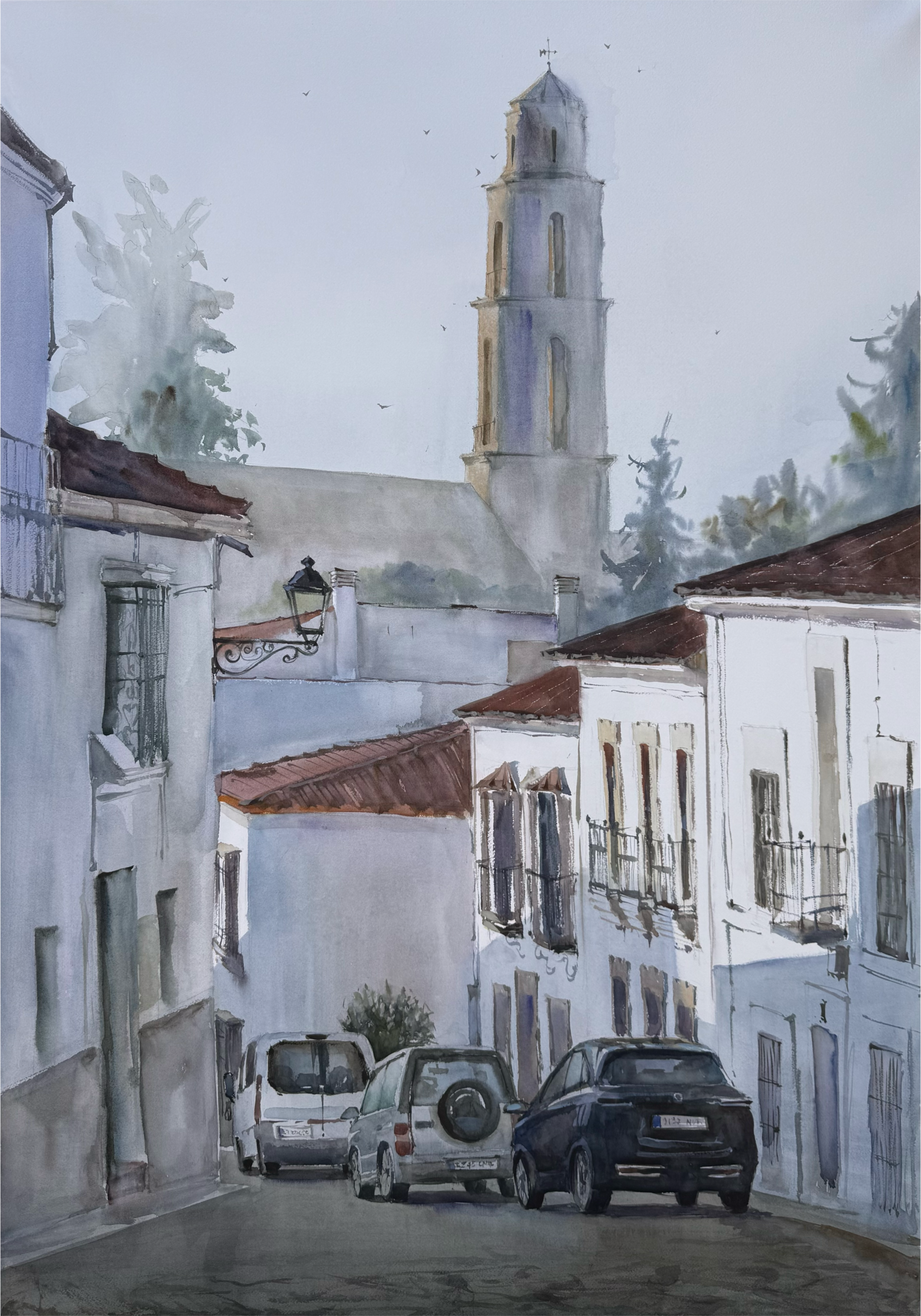 Morning mist in Pedro Abad
