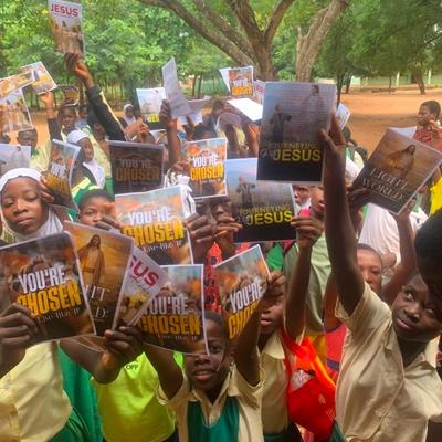 Shared tracts at Madrasate Islamic School (Manya Krobo)