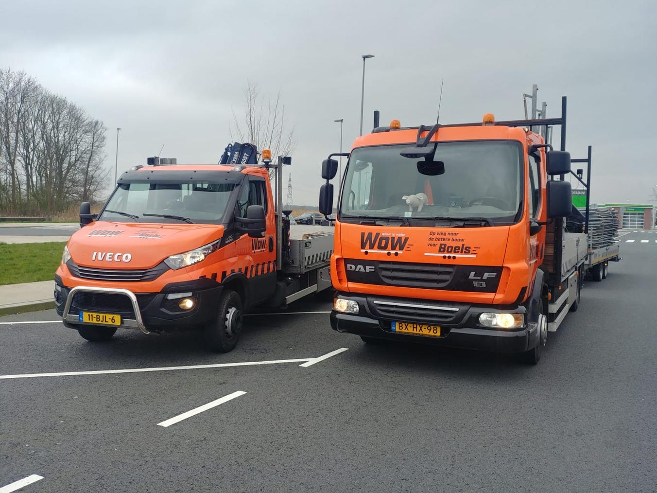 De trucks van Willem op Wielen