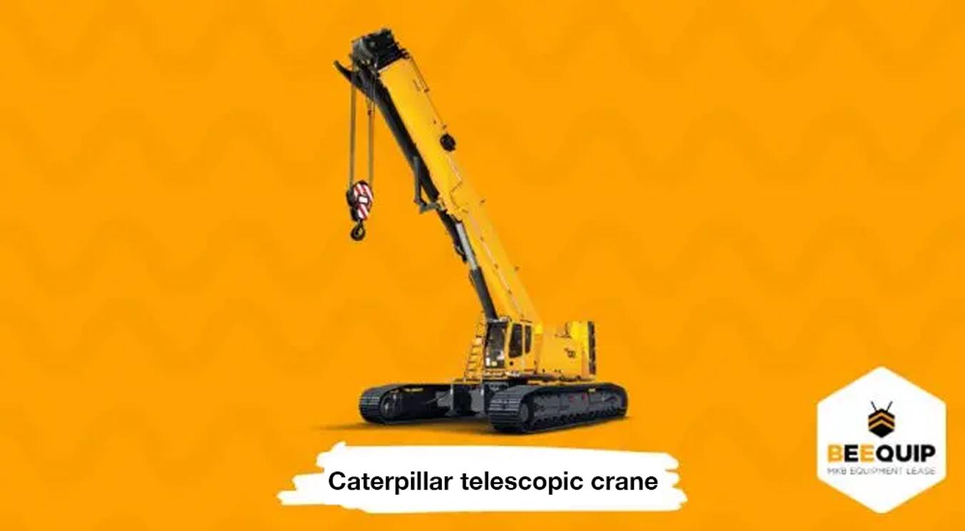 Caterpillar telescopic crane
