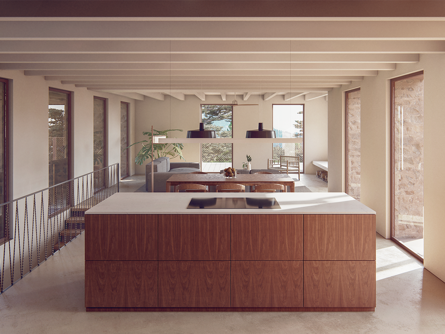 Casa 2208_NordEst Arquitectura_Palau Sator, Spain_Render 06
