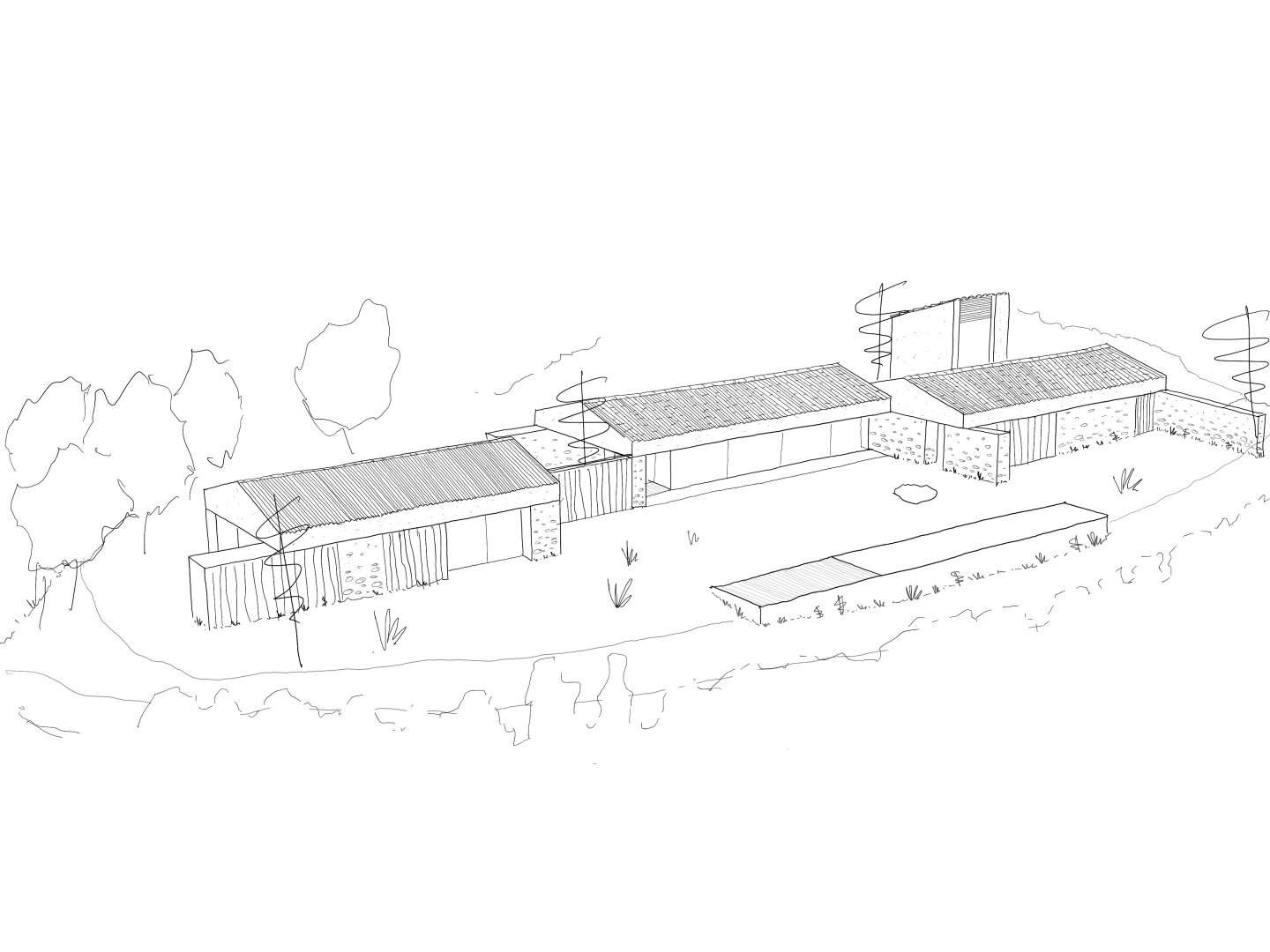 Casa 2359_NordEst Arquitectura_Palau Sator, Spain_croquis