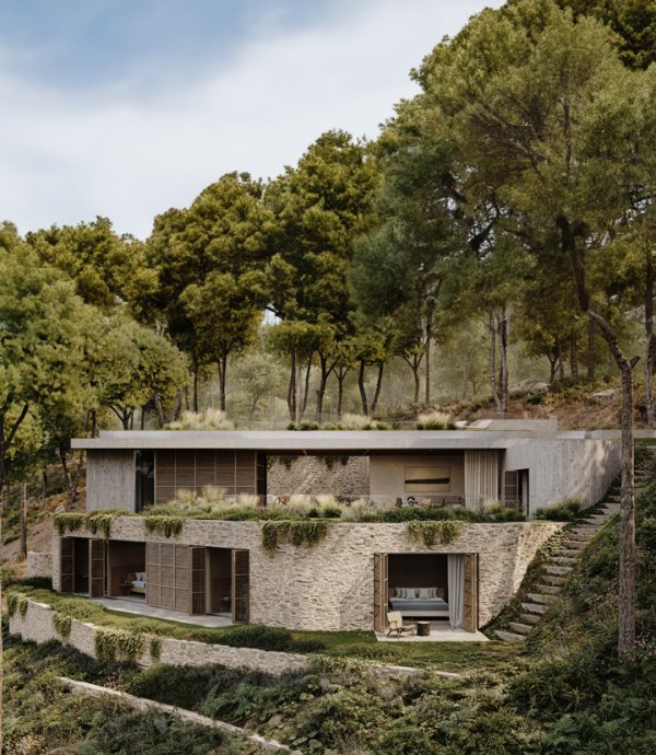 Casa 2329_NordEst Arquitectura_Peratallada, Spain_Render_03