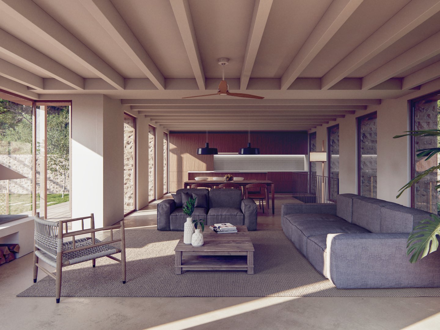 Casa 2208_NordEst Arquitectura_Palau Sator, Spain_Render 05