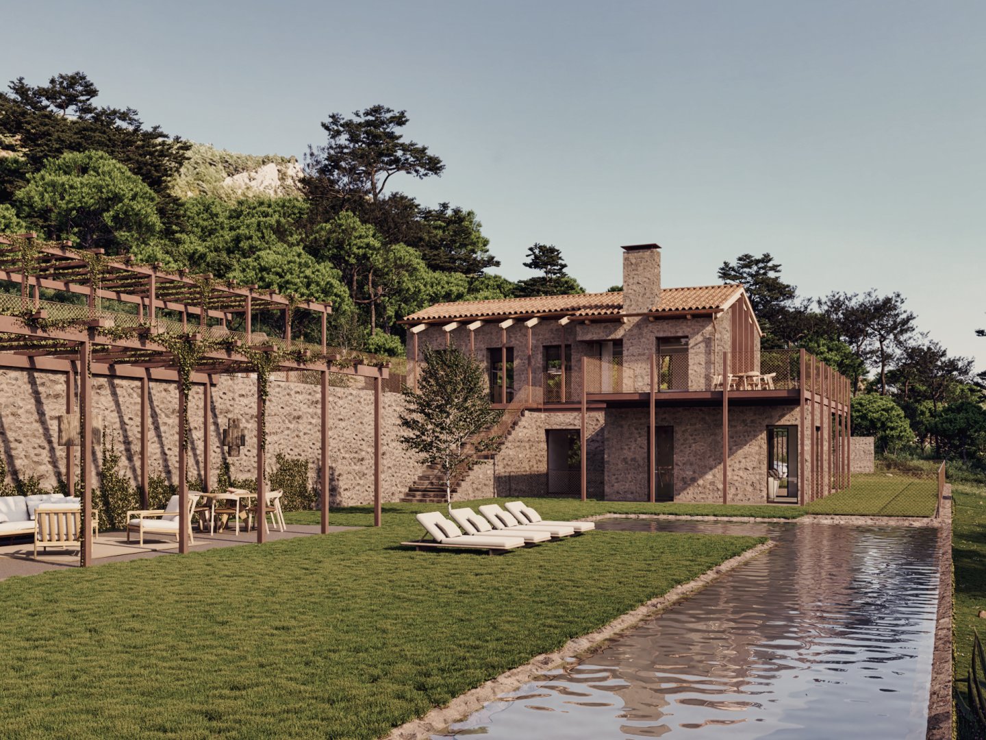 Casa 2208_NordEst Arquitectura_Palau Sator, Spain_Render 03