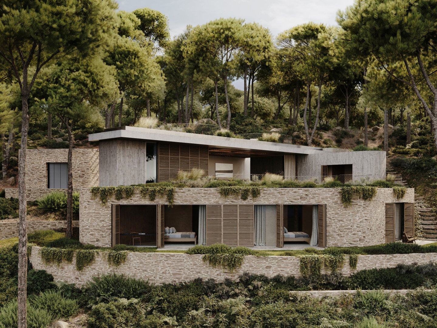 Casa 2329_NordEst Arquitectura_Peratallada, Spain_Render_04
