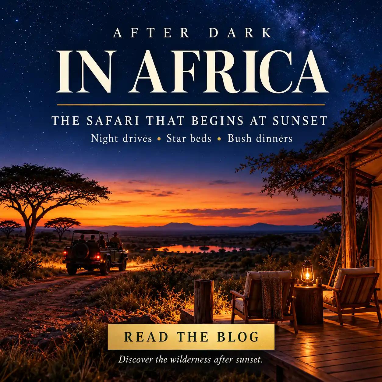 After dark in Africa