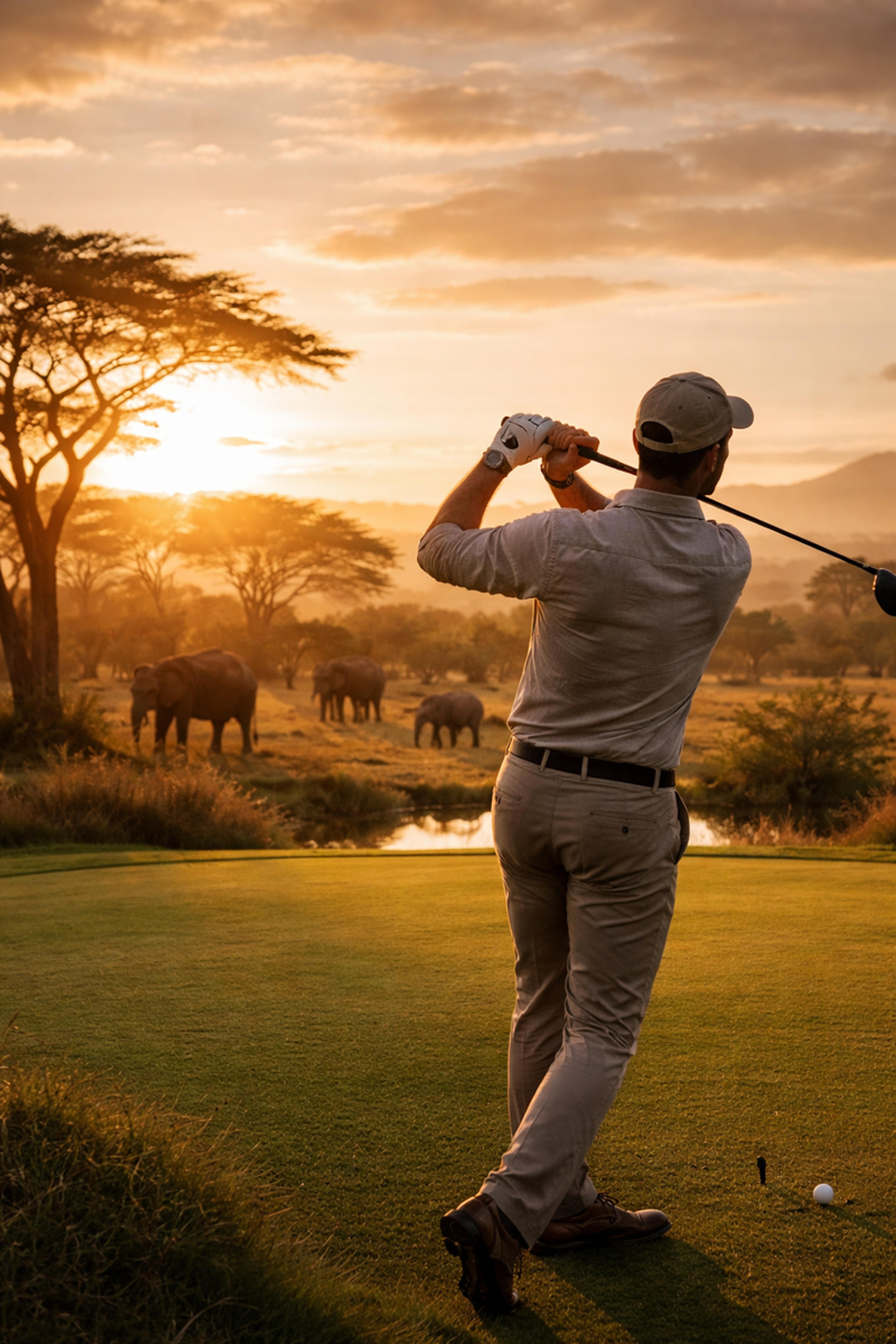 Playing Golf in the Wild