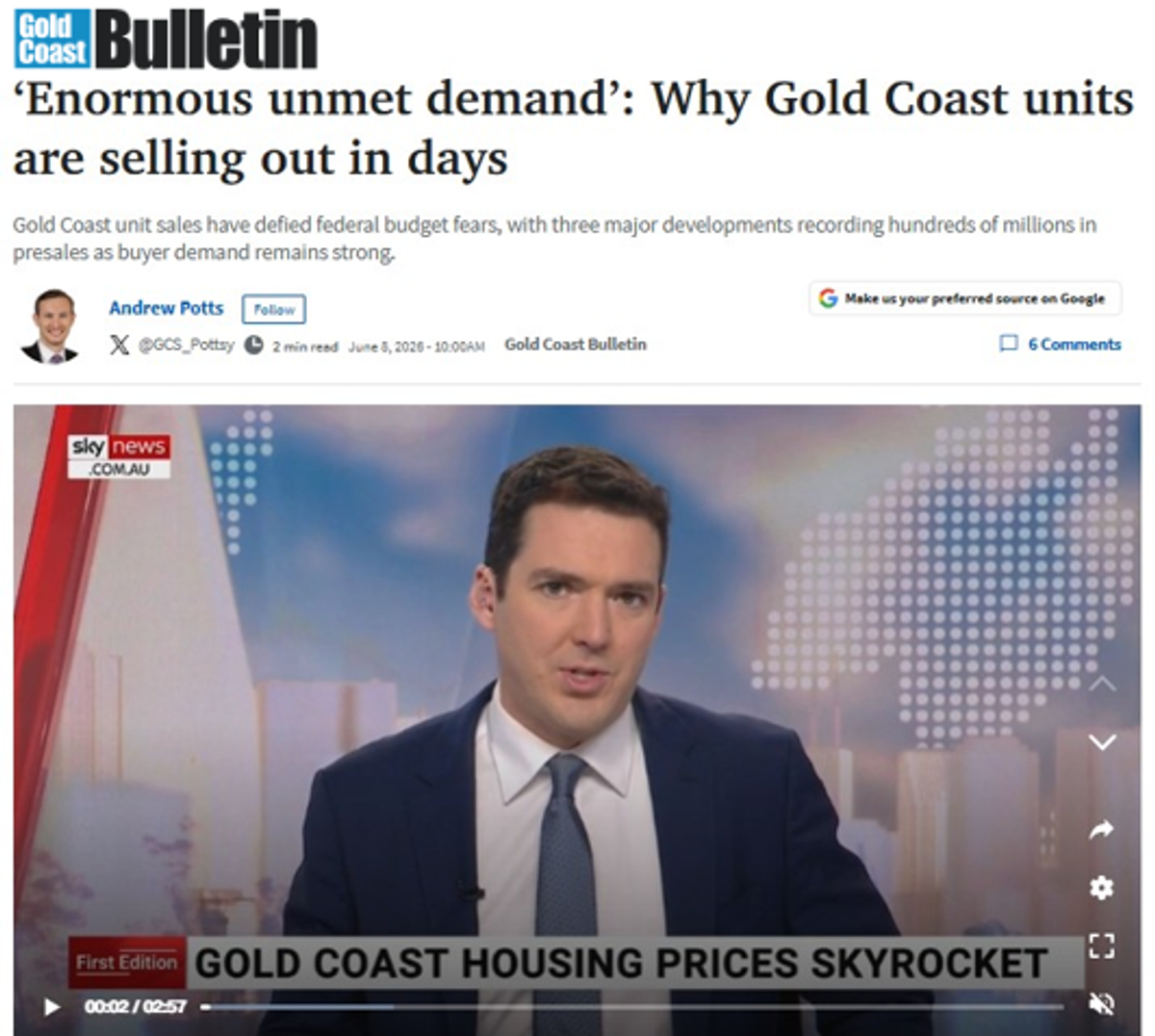 Riding the Wave: The Gold Coast Property Boom