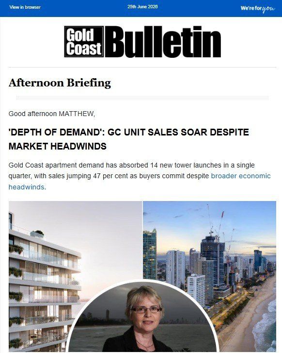 One Park Lane Progress & Gold Coast Market Surge