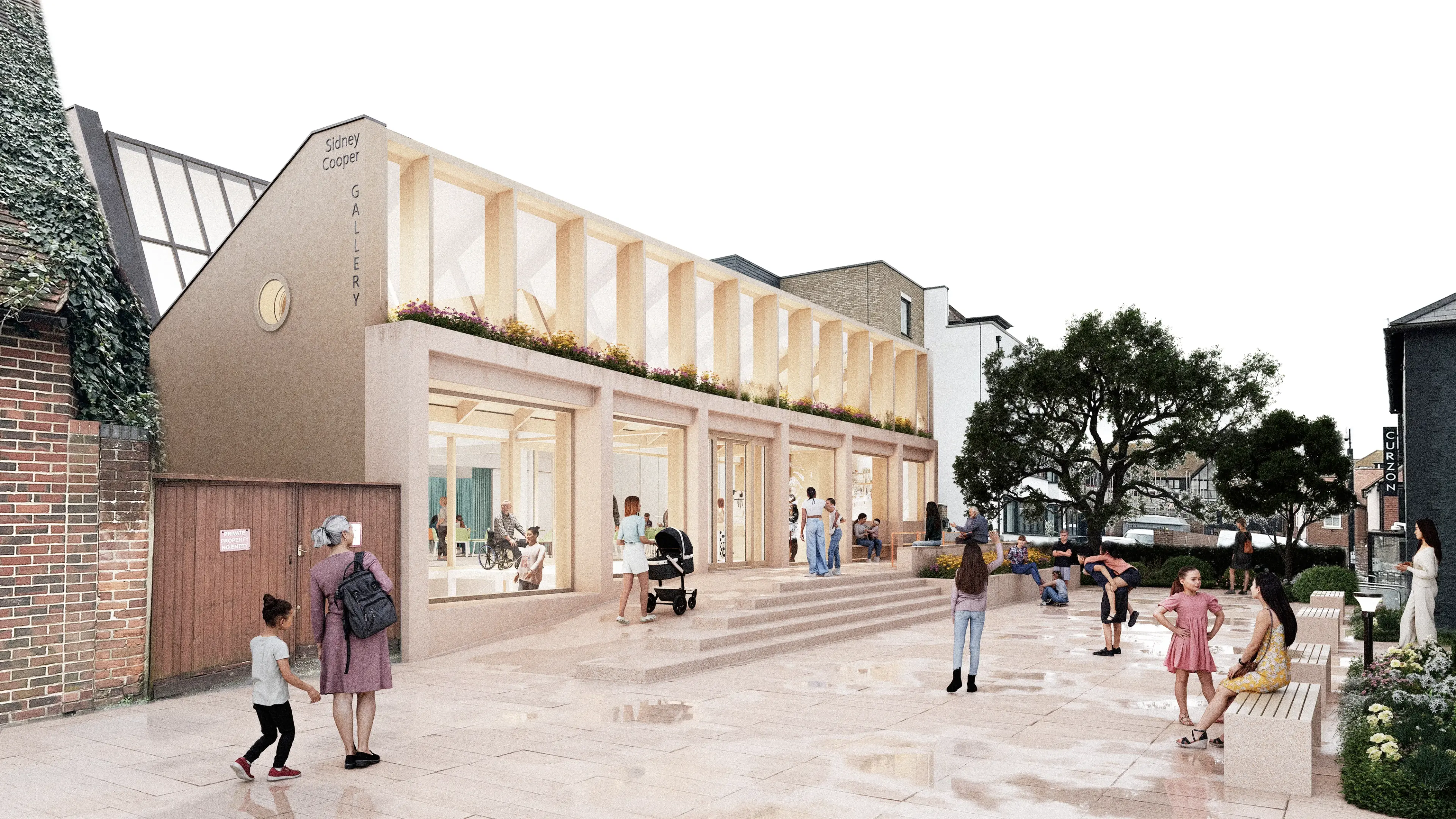 Photograph of the Sidney Cooper Gallery project