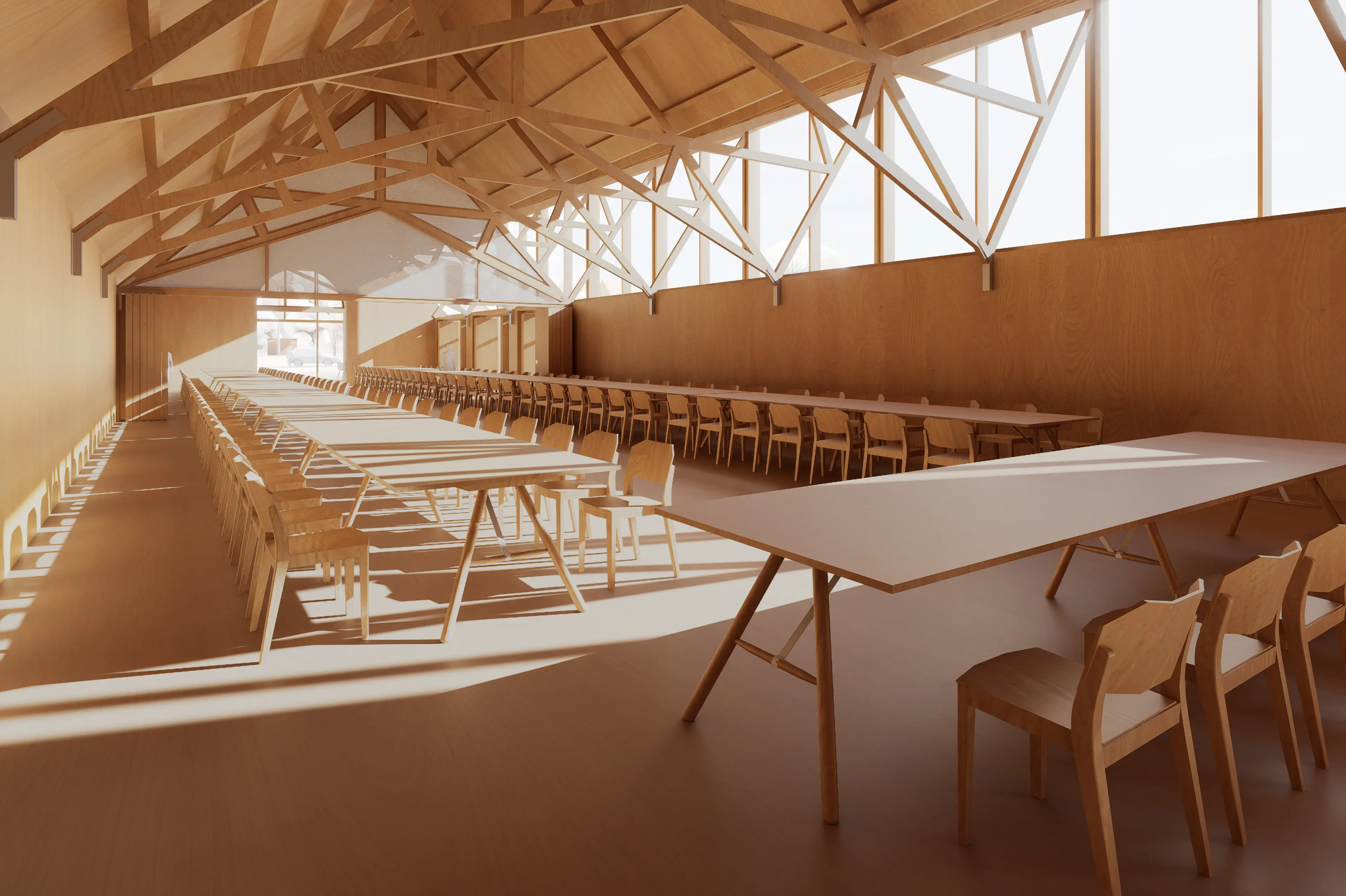 Photograph of the Barrington Village Hall project