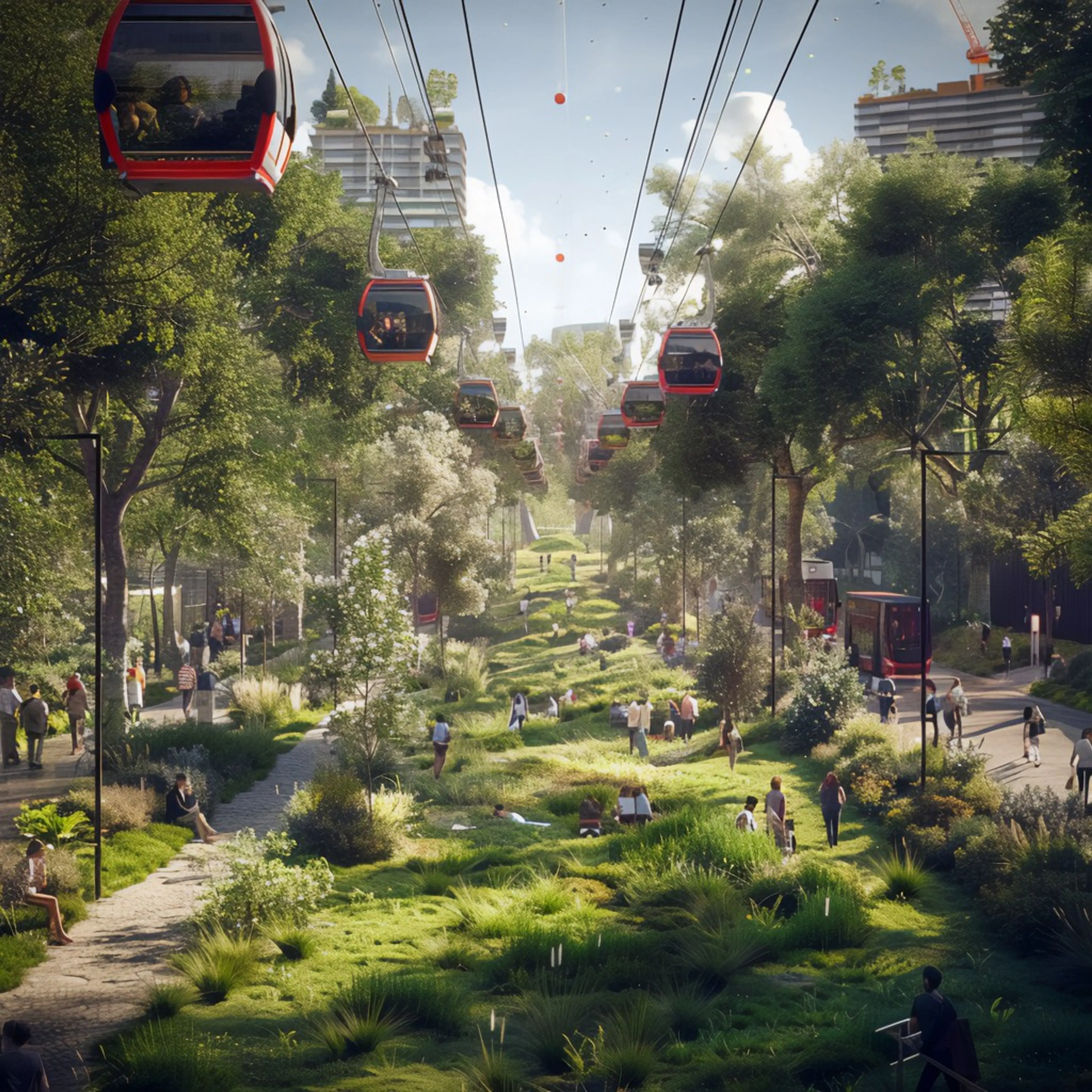 Photograph of the The Attenborough Line project