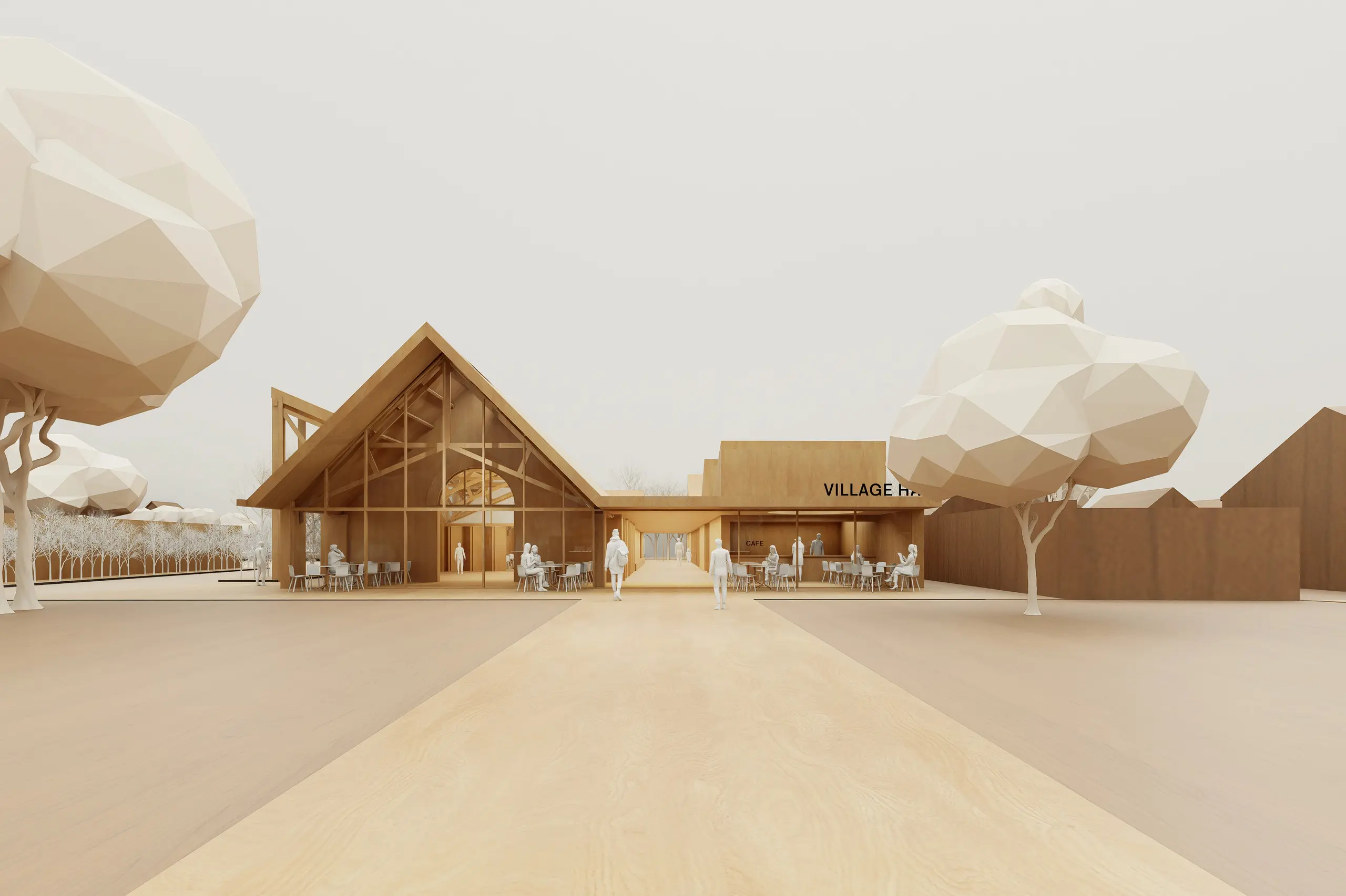 Photograph of the Barrington Village Hall project