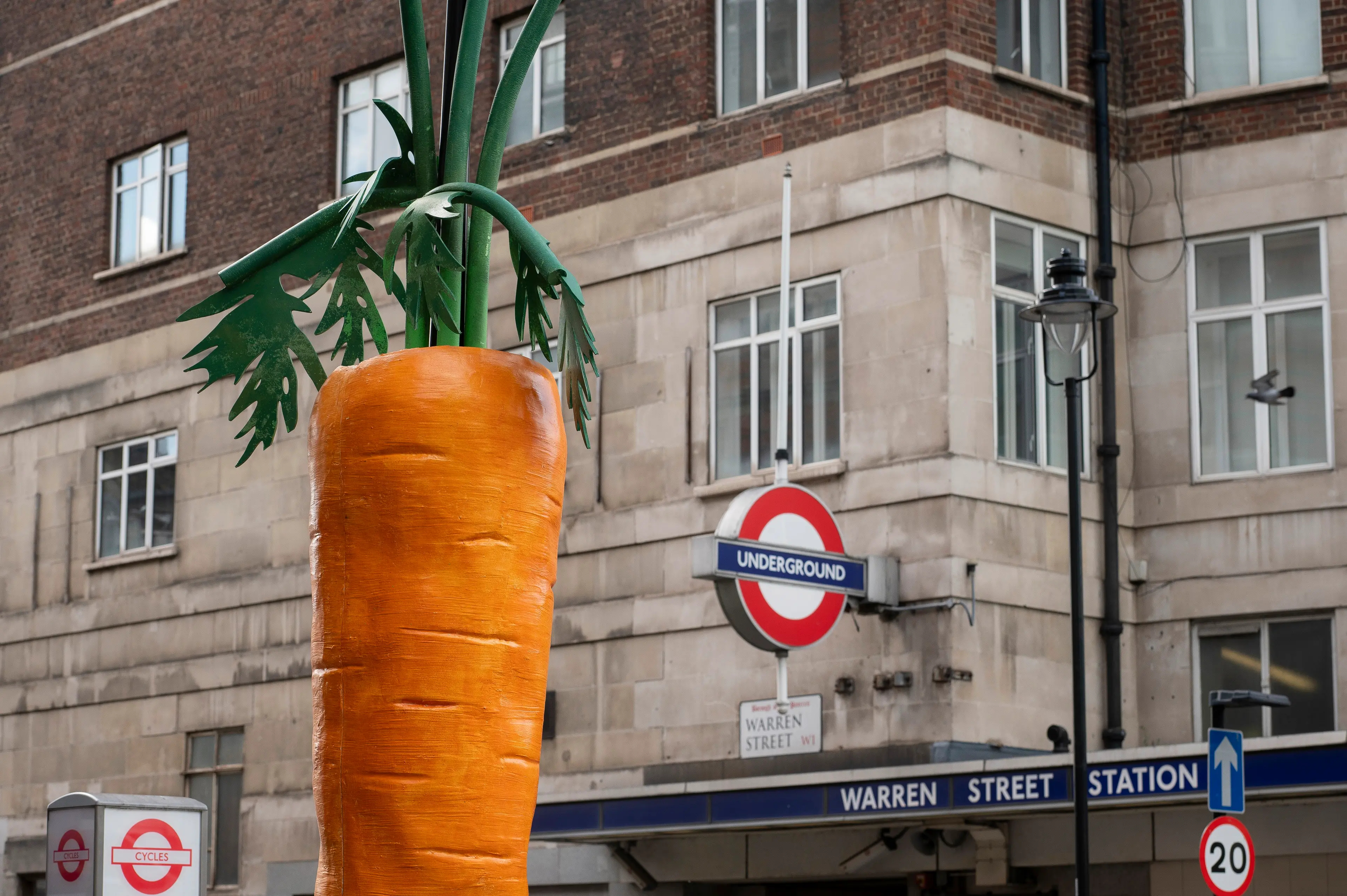 Photograph accompanying "Completion of 'Rabbit Warren Street' in Fitzrovia"