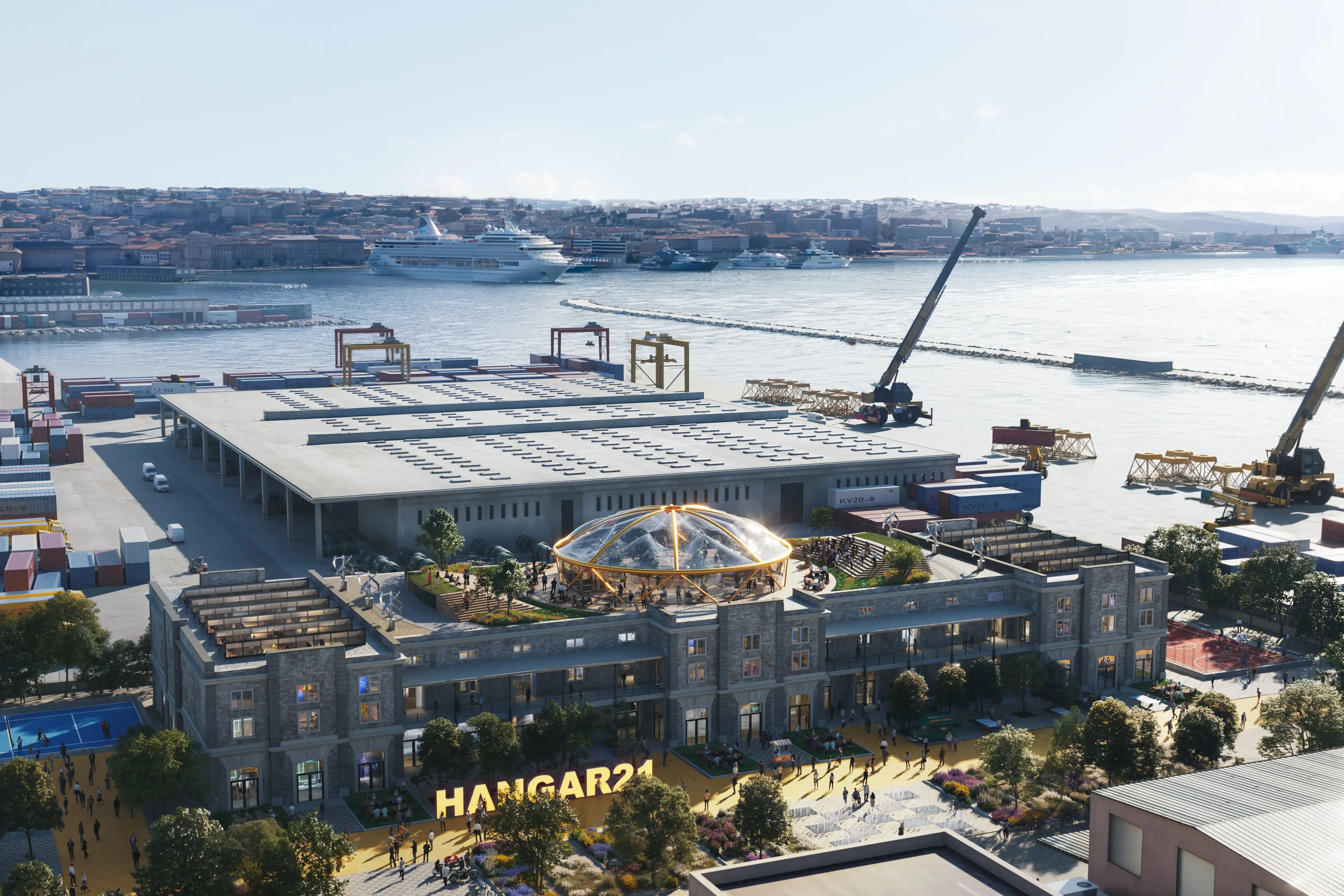 Photograph 2 of the Hangar 21 project