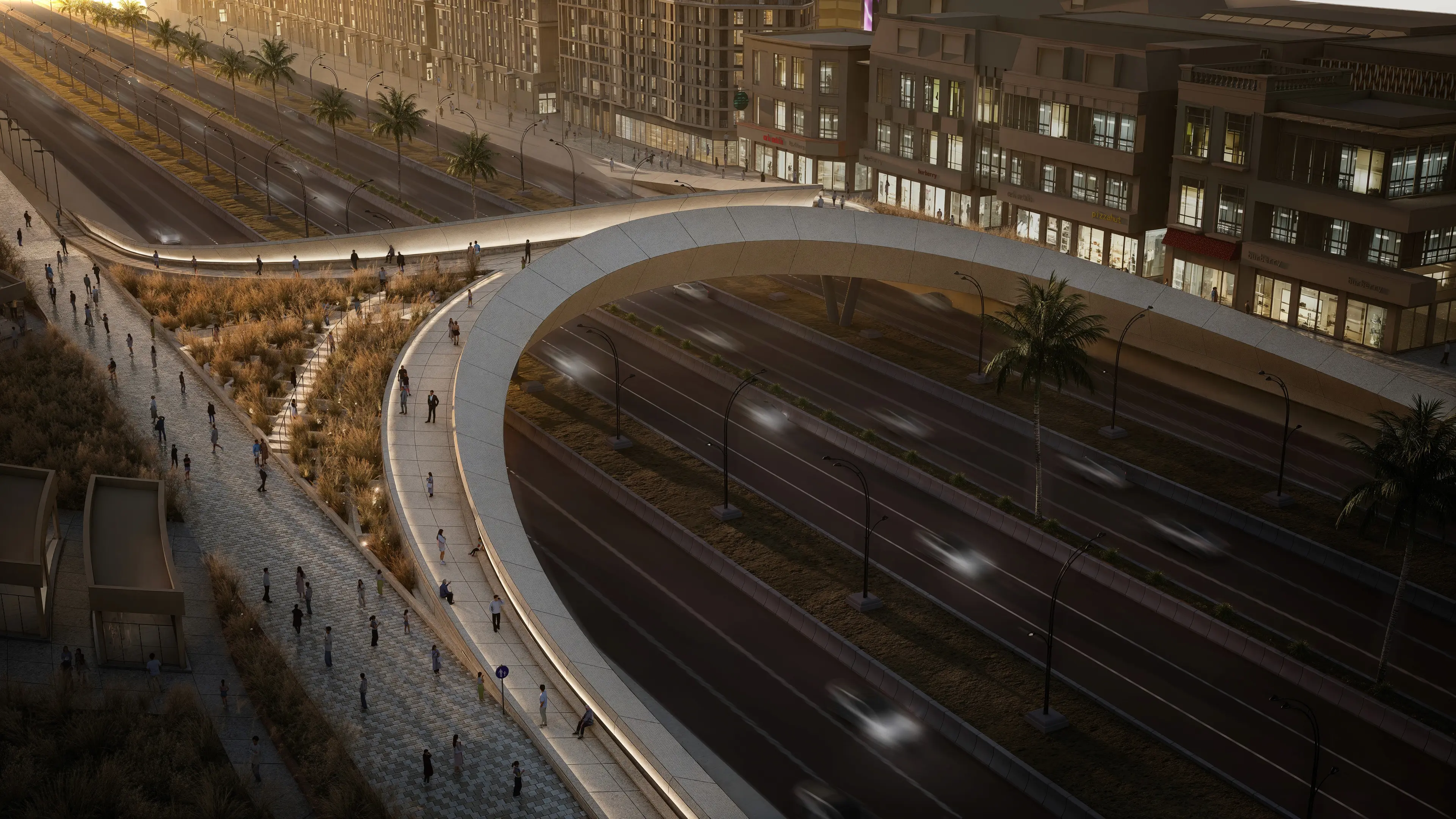Photograph of the Dune Bridge project