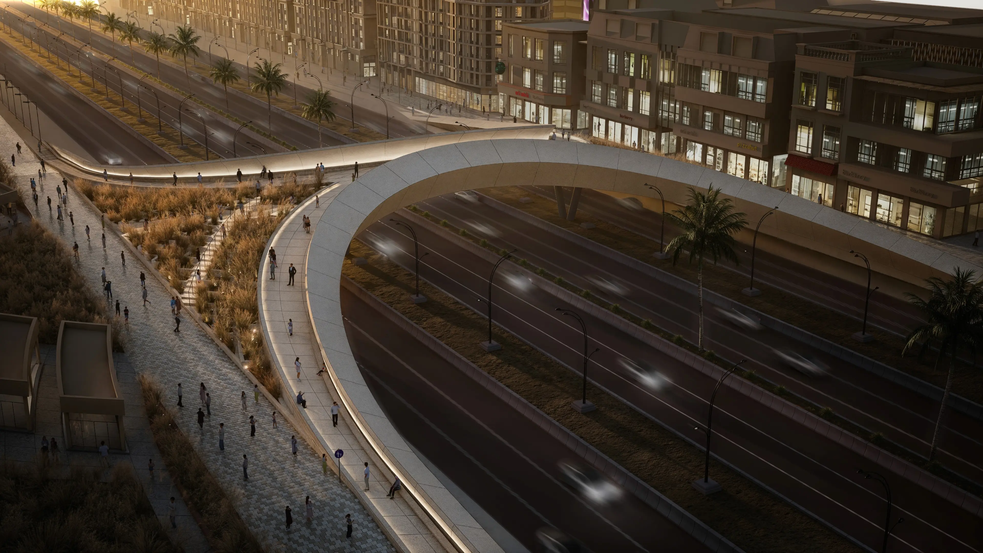 Photograph of the Dune Bridge project