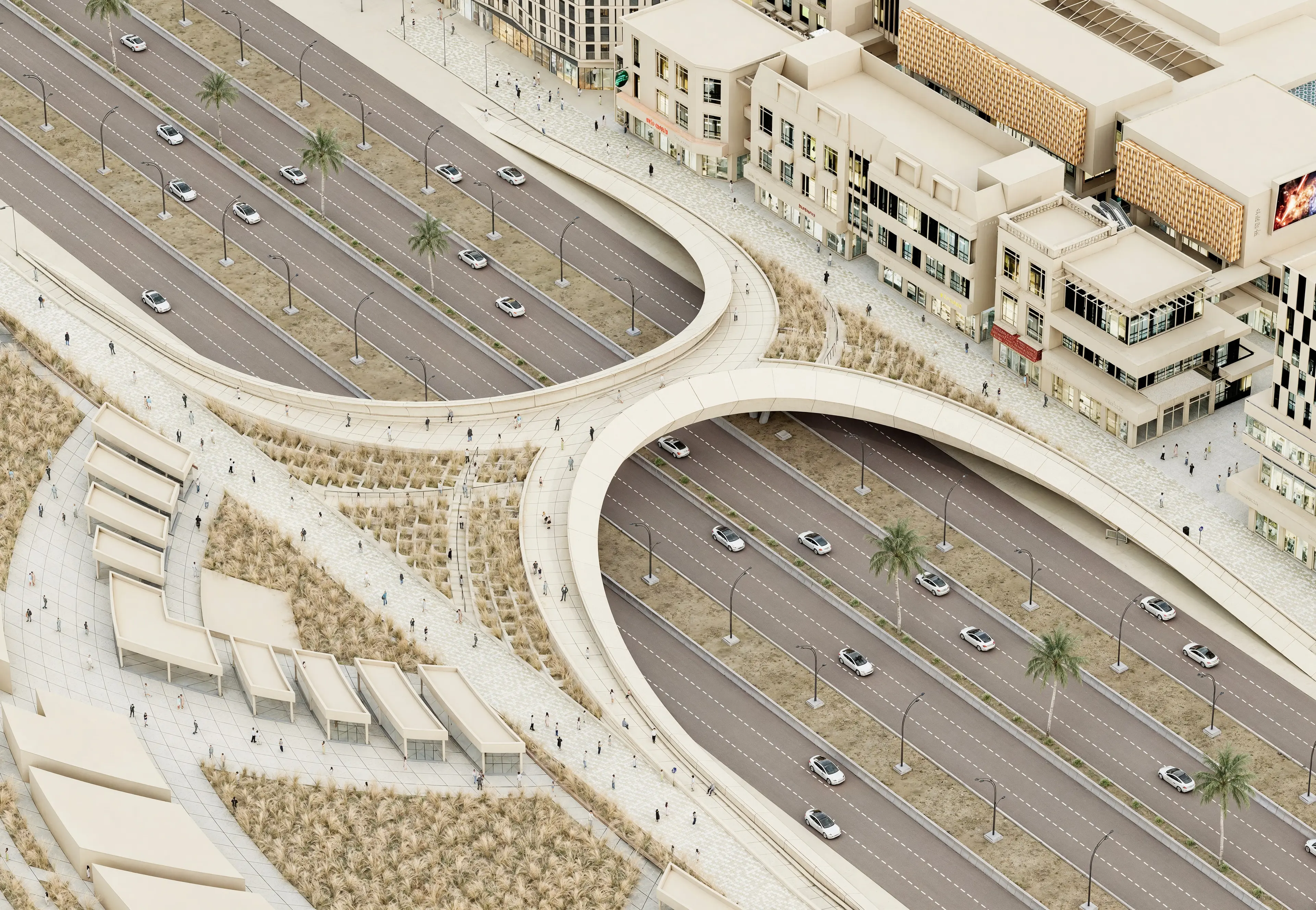 Photograph 2 of the Dune Bridge project