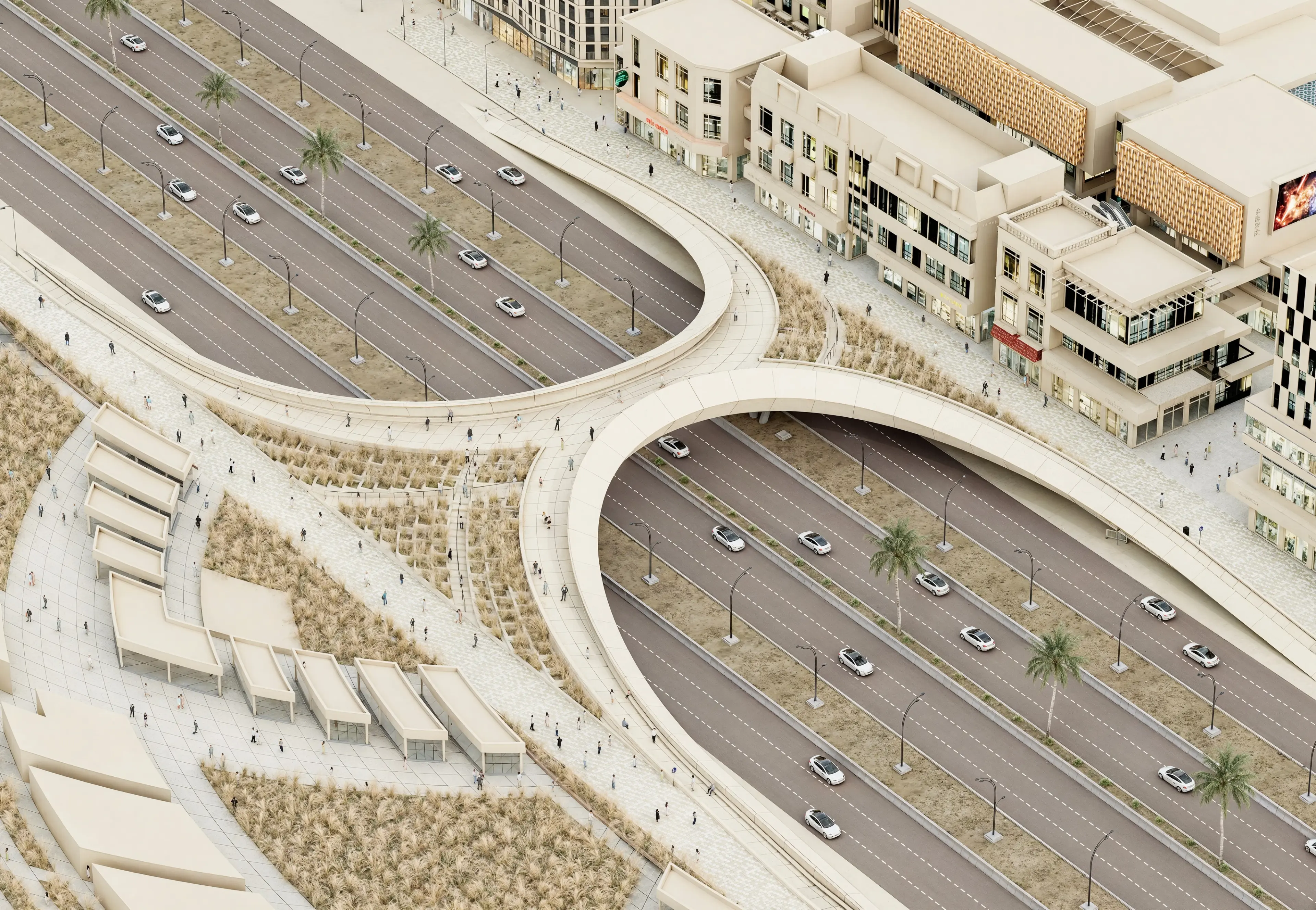 Photograph 2 of the Dune Bridge project