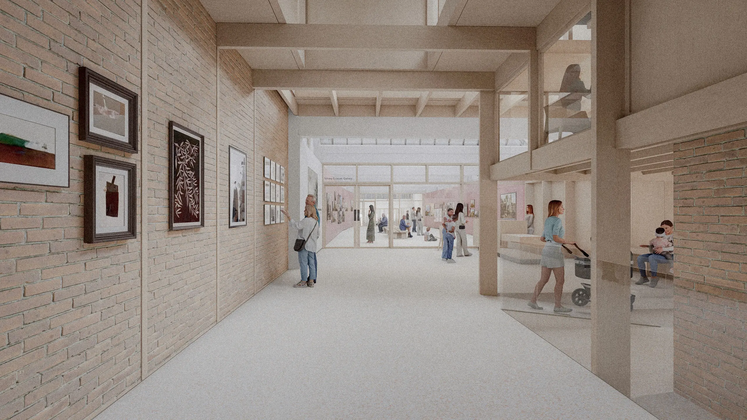 Photograph of the Sidney Cooper Gallery project