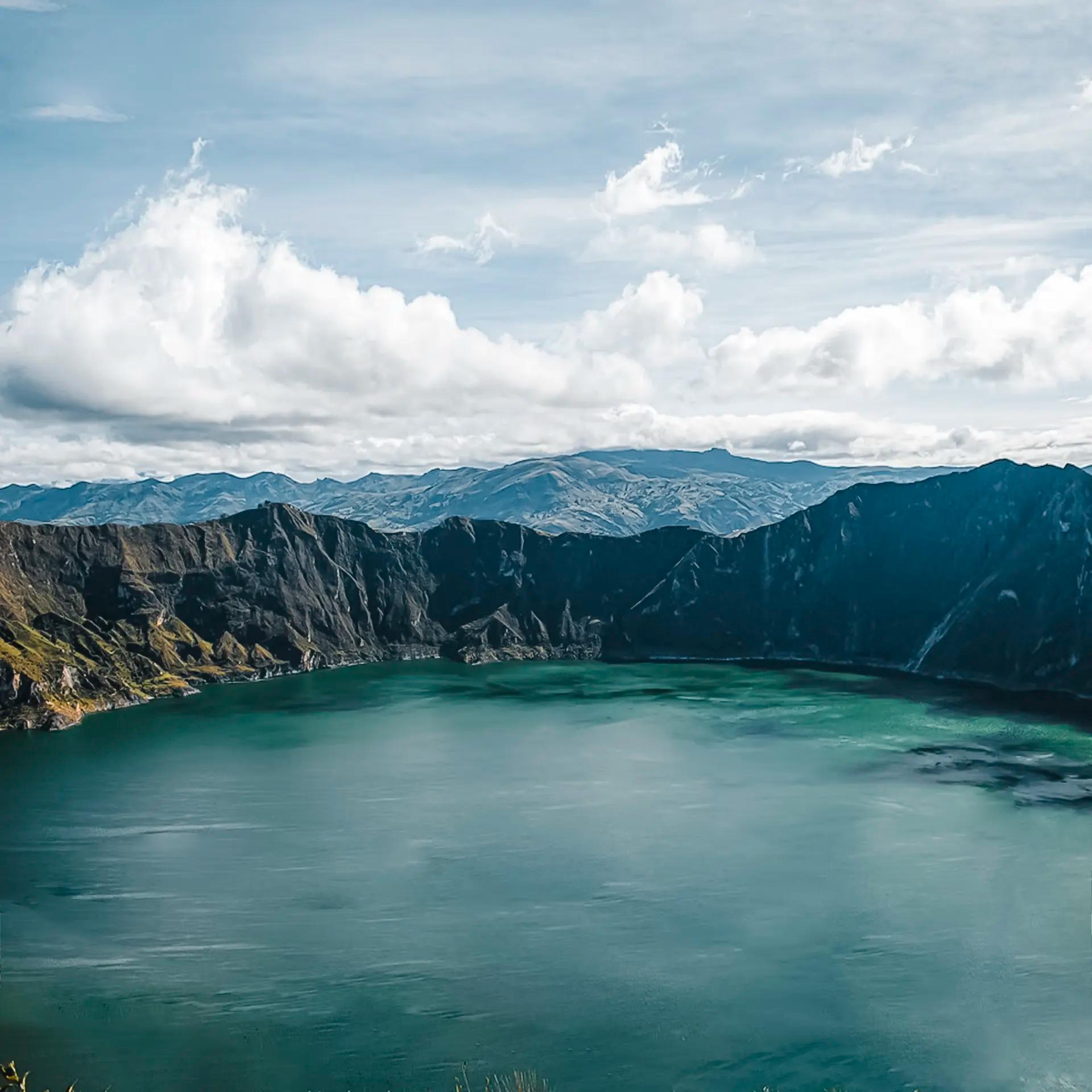 QUILOTOA CRATER LAKE