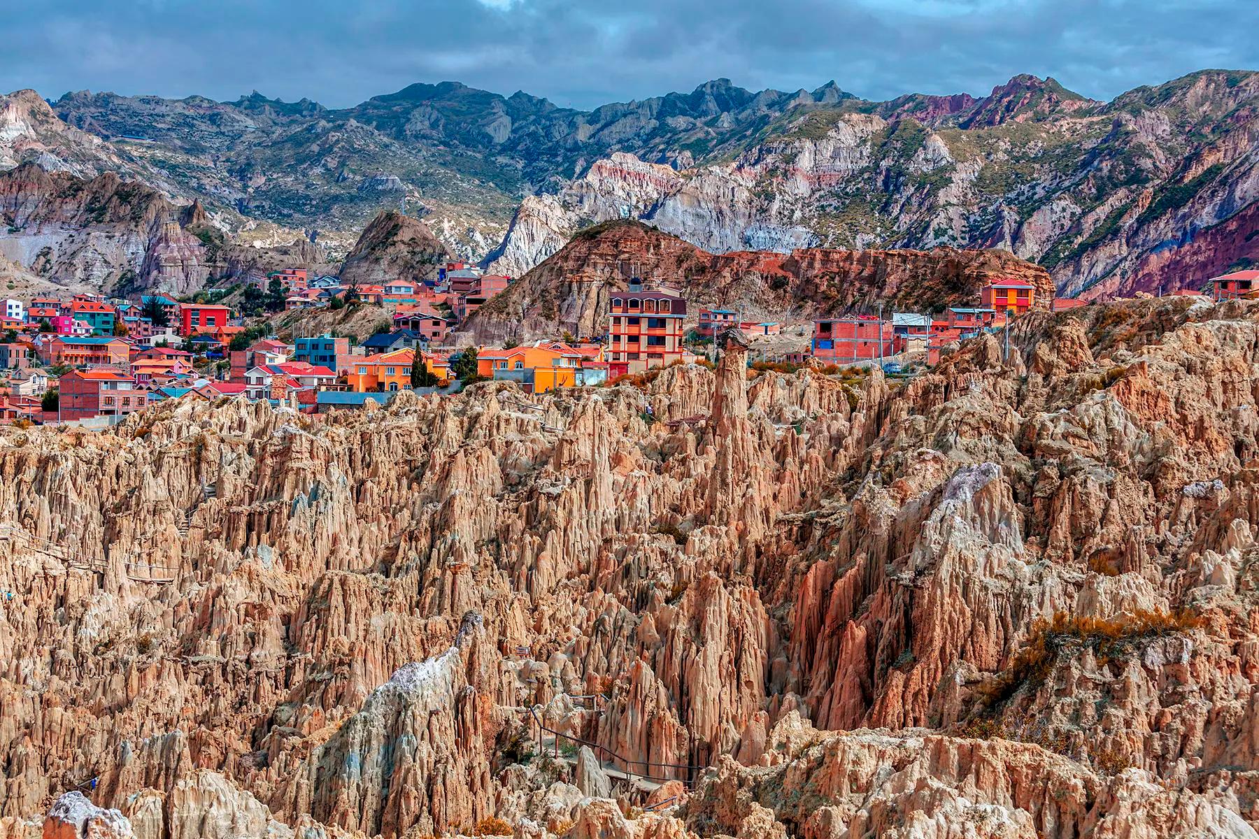 LA PAZ CITY AND VALLEY OF THE MOON