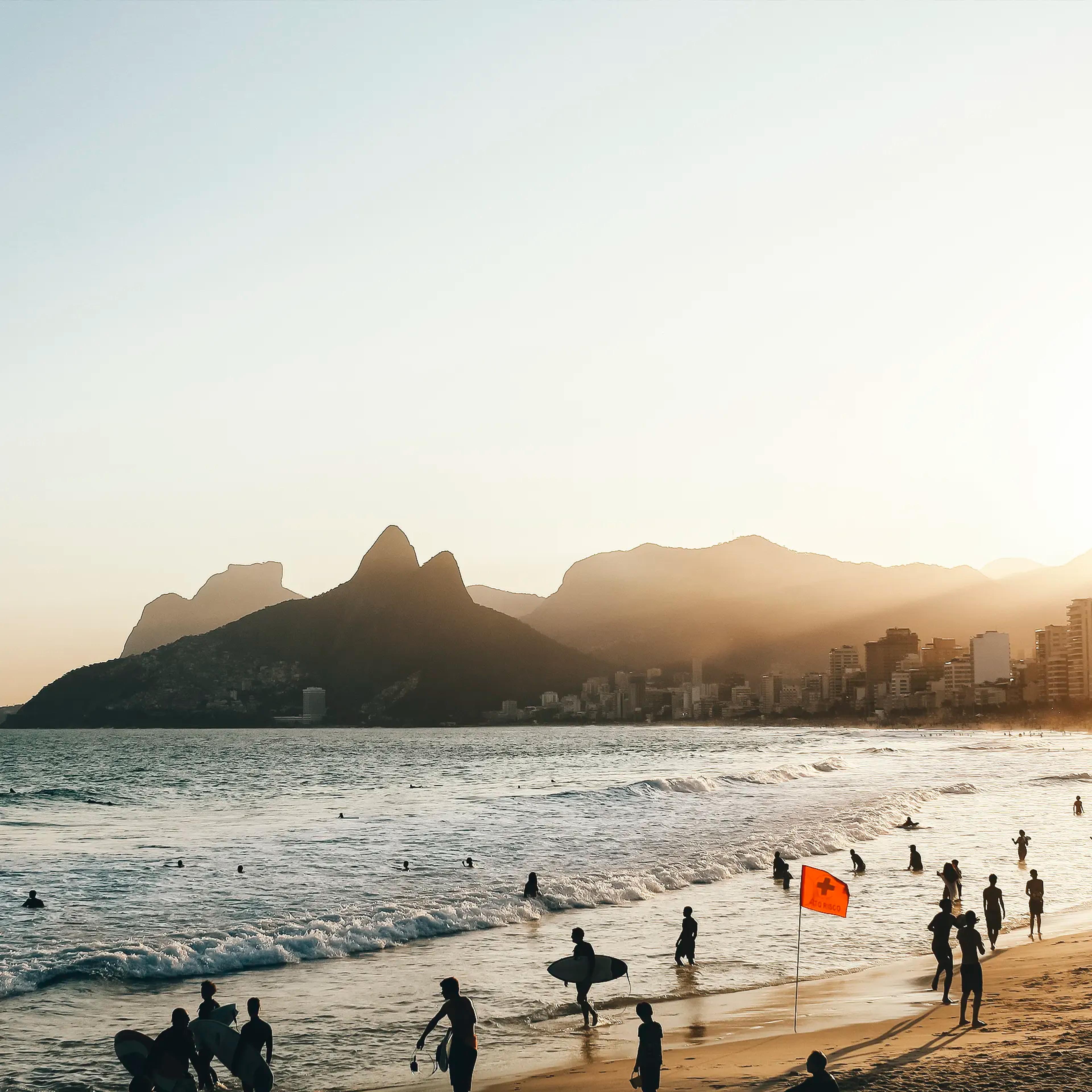 DEPARTURE FROM RIO DE JANEIRO