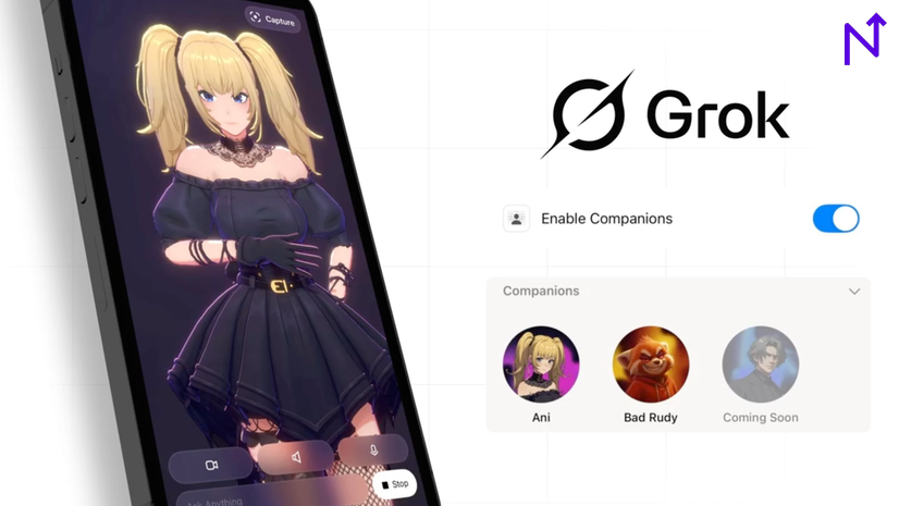 Musk's Grok Introduces AI Companions