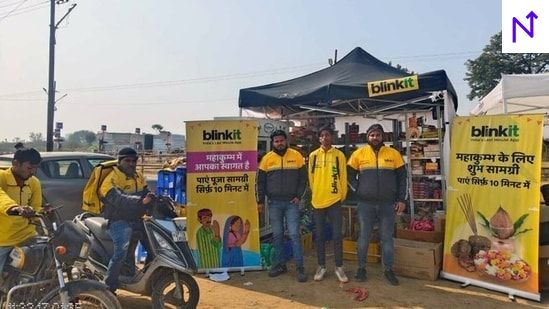 Blinkit Launches Temporary Store at Maha Kumbh Mela
