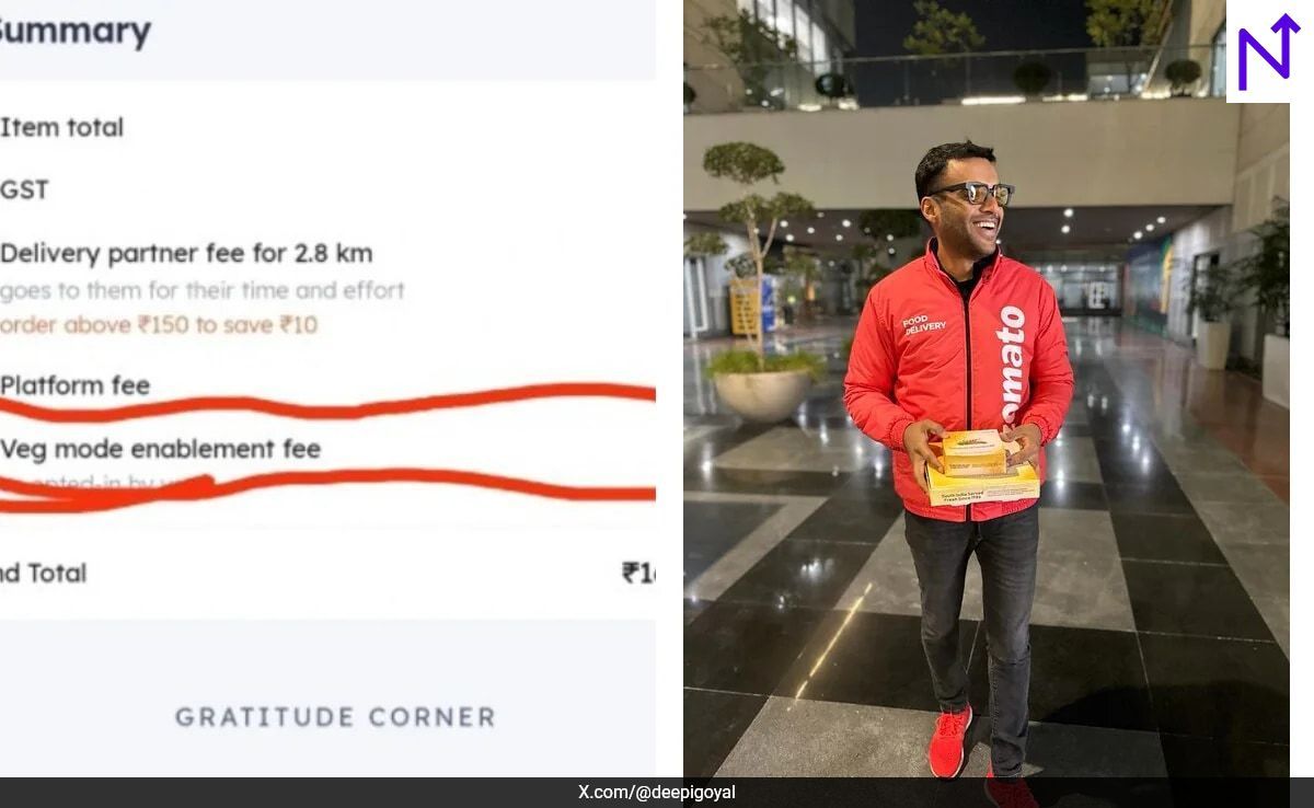 Zomato Apologizes for Extra Fee on Vegetarian Orders