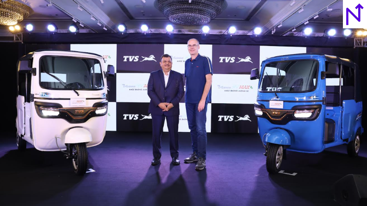 TVS Launches India's First Bluetooth-Connected Electric Three-Wheeler